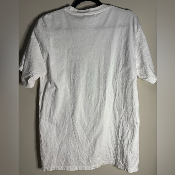 R Swiader Gender Fluid White Graphic T-Shirt with Heart Design‎ made in USA - Picture 4 of 5